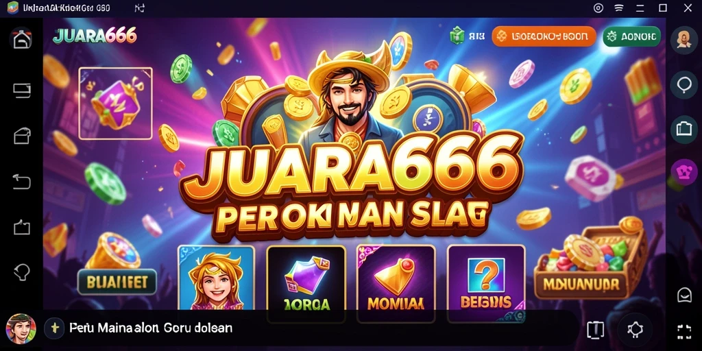 Tampilan gameplay JUARA666 yang penuh warna dan menarik.