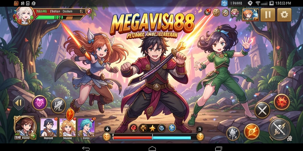 Tampilan seru dari gameplay MEGAVISA88 yang penuh aksi.