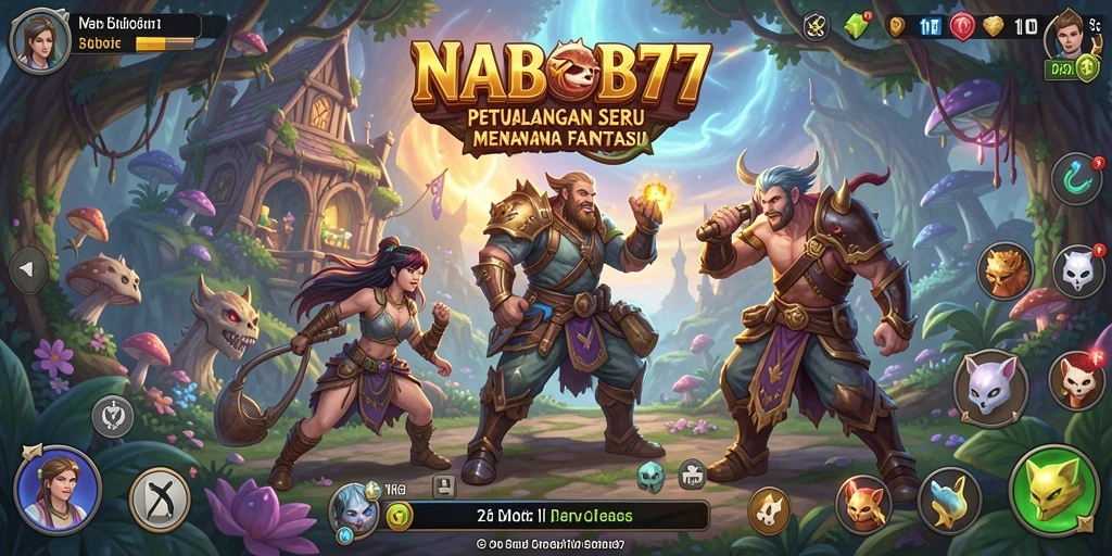 Tampilan grafis menarik di dunia petualangan NABOB77.