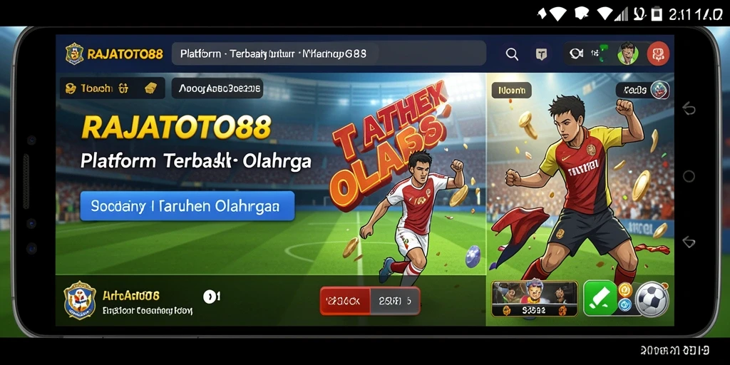 Tampilan menarik dari gameplay taruhan olahraga RAJATOTO88.