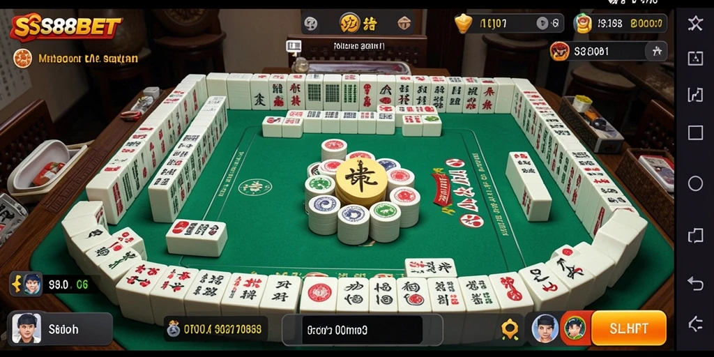 Tampilan menarik SS88BET dengan gameplay Mahjong yang seru.