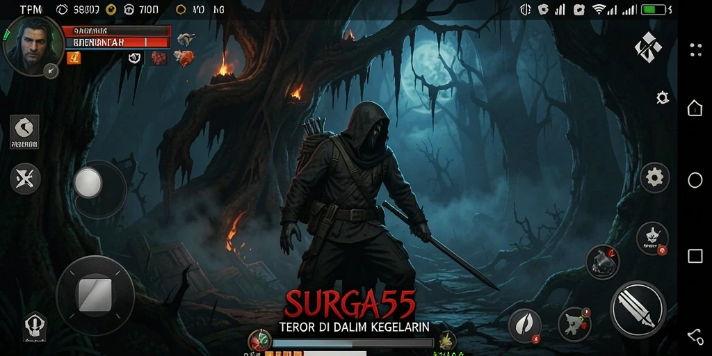 Gameplay SURGA55 yang menakutkan dan penuh misteri.